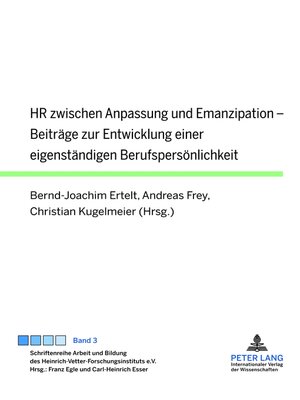 cover image of HR zwischen Anpassung und Emanzipation